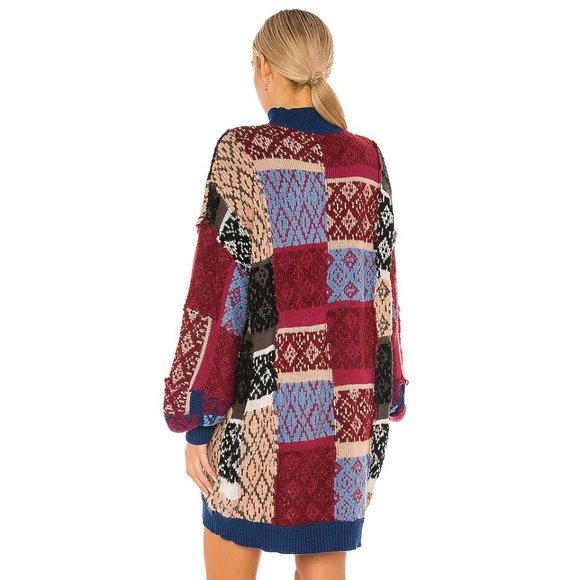 Free People - Patched Argyle Dress - Picture 3 of 6